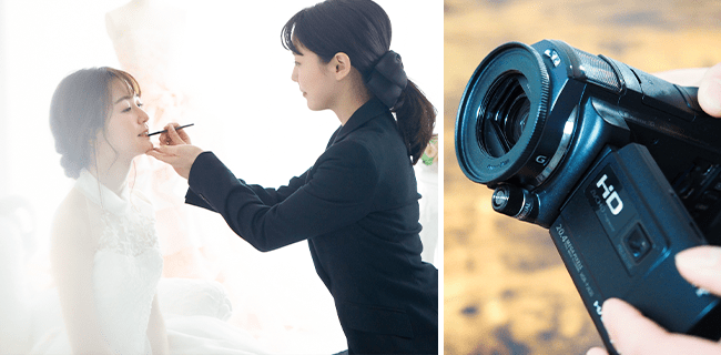 メイクアップの画像